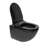 WC závěsné SAT Infinitio včetně prkénka softclose, zadní odpad SATINF011RREXPBKM SATINF011RREXPBKM
