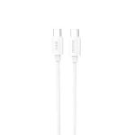 Dudao Datový kabel L4C / USB-C / USB-C / 30W / 2 m / bílá (164542)
