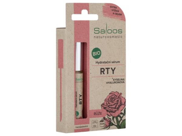 Saloos BIO hydratační sérum na rty růže 7 ml