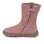 Dívčí zimní barefoot kozačky ZERU TEX BOOT Dark Pink, Froddo, G3160242-3, růžová - 24