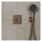 HANSGROHE - ShowerSelect Comfort E Termostatická baterie pod omítku, pro 2 spotřebiče, kartáčovaný bronz 15578140