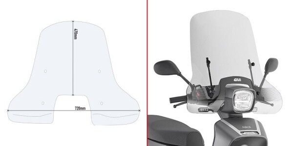 9031A plexi čiré pro Askoll Ngs1-Ngs2-Ngs3 (20-25), použij sadu A 9031A