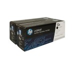 HP 12A Black 2-pack LJ Toner Cart, Q2612AD (2,000 / 2,000 pages) - originální EDF_692142