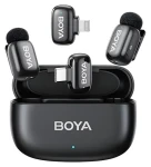 BOYA Mini 12 černá / Bezdrátový mikrofon / 2x vysílač 2x přijímač / Plug-and-play (BOYA MINI-12)