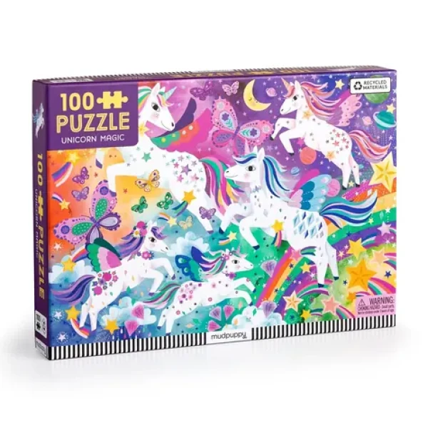 Mudpuppy Puzzle Kouzelní jednorožci