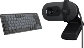 Logitech MX Mechanical Mini pro Mac + Brio 100 / Sada / mechanická klávesnice + webkamera / bezdrátová / Bluetooth
