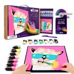 OKTO Malování hmotou podle čísel "Lama" 29x29 cm