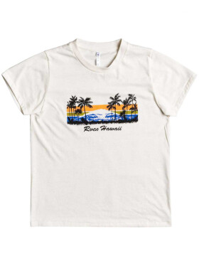 RVCA RVCA HAWAII Vintage White dámské tričko krátkým rukávem