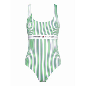Dámské jednodílné plavky UW0UW04564-0K6 - Tommy Hilfiger M