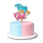 Dortisimo Zápich do dortu Boy or Girl modro-růžový