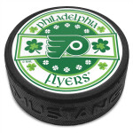 Mustang Puk Philadelphia Flyers NHL Lucky St. Patricks Day Puck