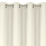 DumDekorace Krémový jednobarevný závěs na okno 140 x 250 cm