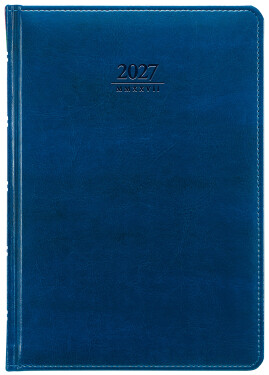 Týdenní diář 2027 Graspo A5 Atlas modrý