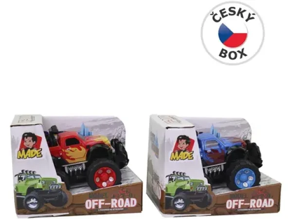 MaDe 16716 - Auto off - road, 2 barvy, 14 x 8,5 x 9,5 cm
