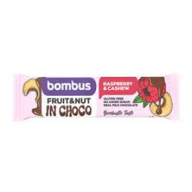 Bombus Tyčinka Fruit & Nut Bar Malina a kešu 40 g