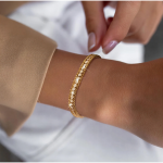 ELENYS Luminara Glow – pozlacený náramek 18K žluté zlato Délka náramku: 21,5+5 cm / max. 26,5 cm
