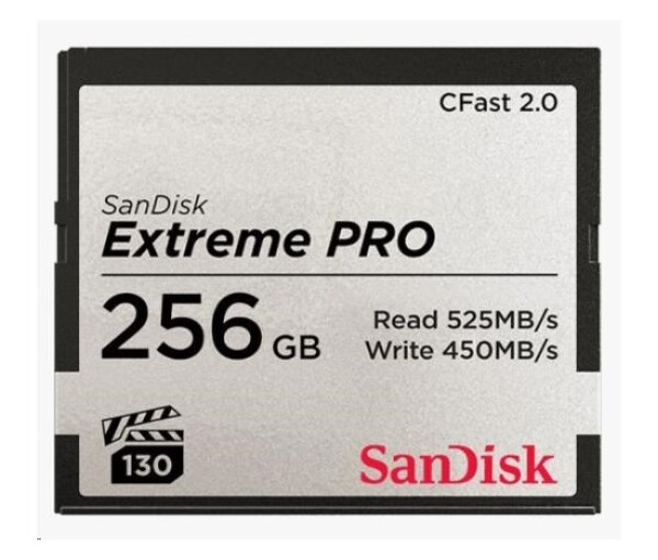 SanDisk CFAST 2.0 256GB Extreme Pro (525 MB/s VPG130) EDF_493053