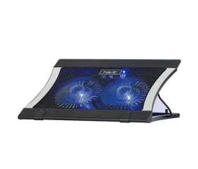 Havit F2051 černá / chladicí podložka pro notebook / pro 9” - 17” / 2x ventilátor / modré podsvícení (F2051-9373)