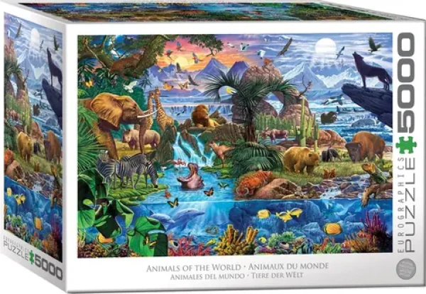 EUROGRAPHICS Puzzle Zvířata světa