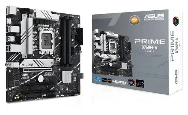 ASUS PRIME B760M-A-CSM / Základní deska / B760 / LGA 1700 / 4x DDR5 / mATX (90MB1EK0-M1EAYC)