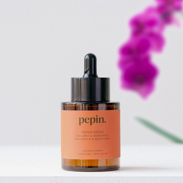 PEPIN Výživové sérum pro orchideje Orchid 60 ml, oranžová barva, sklo