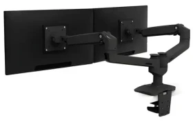 ERGOTRON LX Dual Side-by-Side Arm černá / Rameno pro 2 monitory / Do 330mm výšky / Nosnost 2x 9,05 kg (45-245-224)