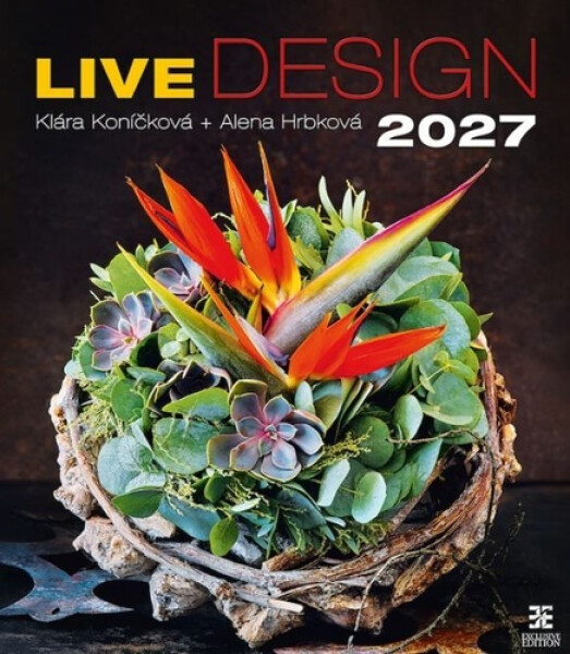 Kalendář nástěnný 2027 - Live Design - Klára Koníčková