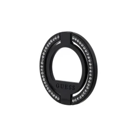 GUESS Rhinestones MagSafe Ringstand černá (3666339170356)
