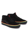 Vans Skate Grosso Mid RASTA BLACK pánské letní boty