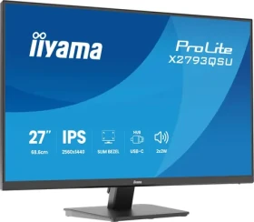 27" IIYAMA ProLite X2793QSU-B1 černá / Monitor / IPS / 2560 x 1440 / 75Hz / 1ms / 1000:1 / 350 cd / HDMI / DP (X2793QSU-B1)