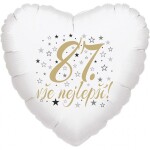 87. narozeniny balónek srdce Balonky.cz 87. narozeniny balónek srdce Balonky.cz