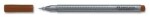 Faber-Castell Popisovač Faber Castell Finepen GRIP 0,4 mm - hnědočervený