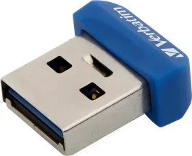 Verbatim Store 'n' Stay Nano modrá / Flash disk / 64 GB / USB 3.2 Gen 1 / čtení 80 MB/s / zápis 25 MB/s (98711)