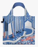 Skládací nákupní taška LOQI MOOMIN Blue Forest