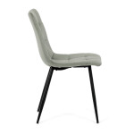 Jídelní židle, zelená, sametová látka, DCL-X7015 GRN2