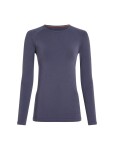 Dámské merino tričko s dlouhým rukávem ICEBREAKER Wmns 260 Zoneknit Seamless LS Crewe, Graphite velikost: XS