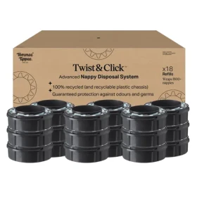 Tommee Tippee Twist Click Náhradní Kazety Výhodné Balení, 18 ks (85101102)