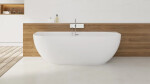 Volně stojící vana SAT Lesly 170x82 cm litý mramor LE1700 LE1700