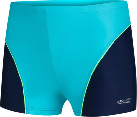 AQUA SPEED Plavecké šortky Leo Blue/Navy Blue Pattern 24