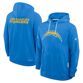 Nike Pánská mikina Los Angeles Chargers NFL 2025 Sideline Standard Issue Hoodie Velikost: L