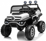 Mamido Dětské elektrické autíčko Buggy Mercedes-Benz Unimog 4x4 bílé