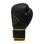Boxerské rukavice adidas HYBRID 80 ADIH80 černá/zlatá 16 oz