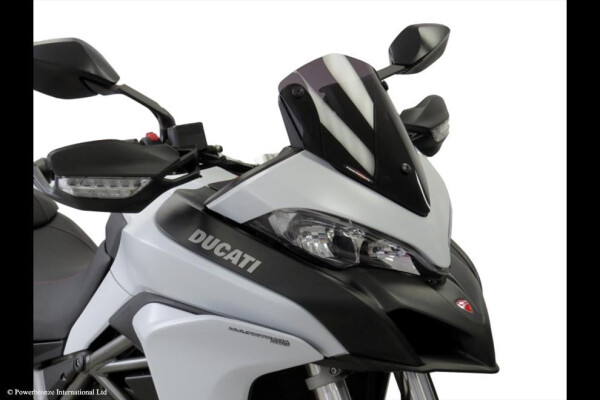 Ducati Multistrada 1200 15-18, 950 17-21, 1260S 18-21, V2 22-24, V2S 22-24 Adventure sports plexi štít 330mm - ohnivě červená