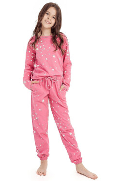 Dívčí pyžamo 3048 Eryka TARO Růžová 158