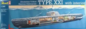 Revell Deutsches U-Boot Typ XXI mit Interieur 05078 1:144
