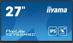 27" IIYAMA ProLite T2755MSC-B1 černá / IPS / 1920x1080 / 16:9 / 5ms / 1000:1 / 360cd / repro / HDMI / DP (T2755MSC-B1)