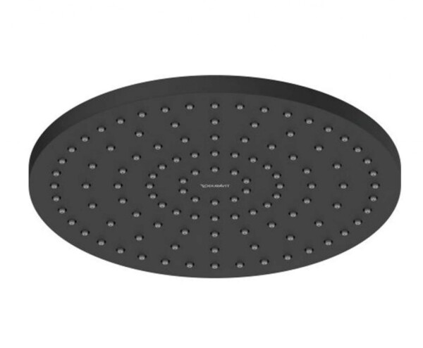 DURAVIT - Sprchy Hlavová sprcha, průměr 25 cm, matná černá UV0660018046