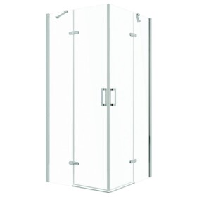 KERRA - Sprchový kout Flow 90 Chrom (bez vaničky) 5907548117854