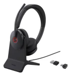 Yealink BH74 UC černá / Bezdrátový headset / On-ear / ANC / Bluetooth 5.3 / nabíjecí stojánek / USB-C/A (1208684)