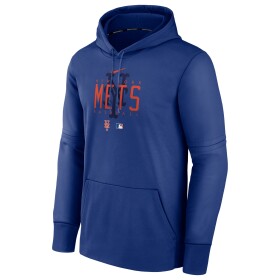 Nike Pánská mikina New York Mets MLB 2023 Authentic Pregame Therma Hoodie Velikost: S